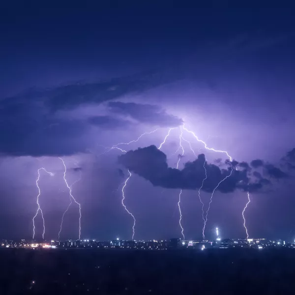 lightning city